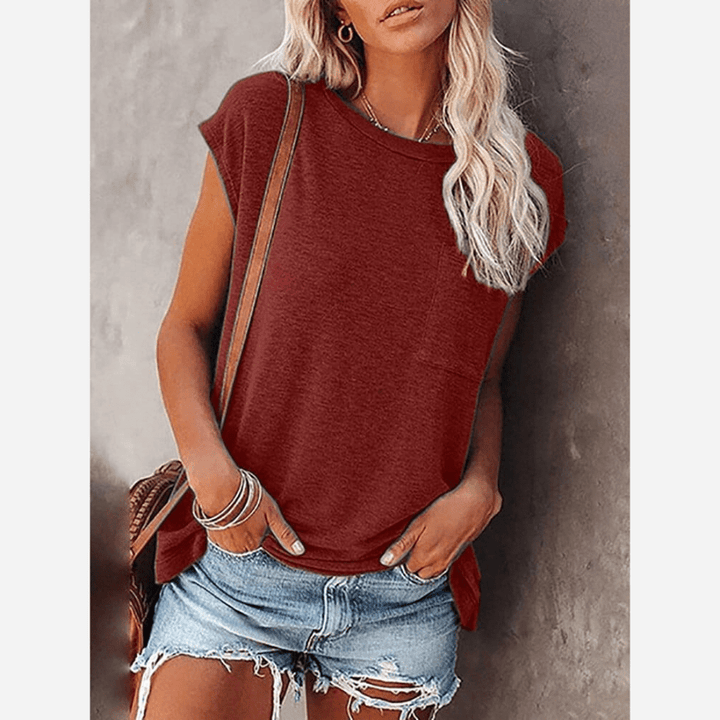 Women’s Casual Pocket T-Shirt | Short Sleeve