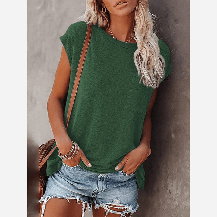 Women’s Casual Pocket T-Shirt | Short Sleeve
