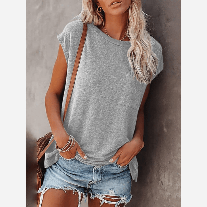 Women’s Casual Pocket T-Shirt | Short Sleeve