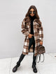 Women’s Checked Shirt Coat | Long