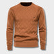 Men’s Diamond Knit Jumper | Crew Neck