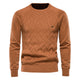 Men’s Diamond Knit Jumper | Crew Neck