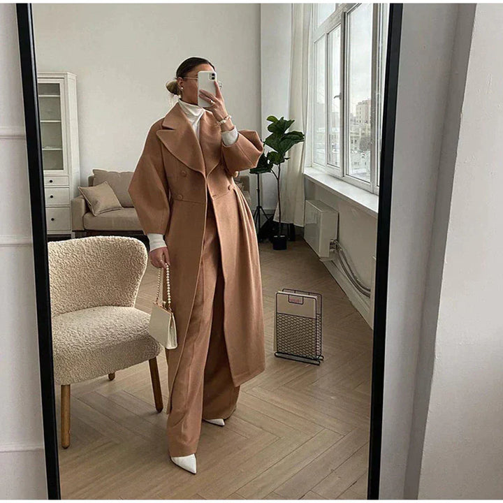 Women’s Double-Breasted Trench Coat | Long Fit