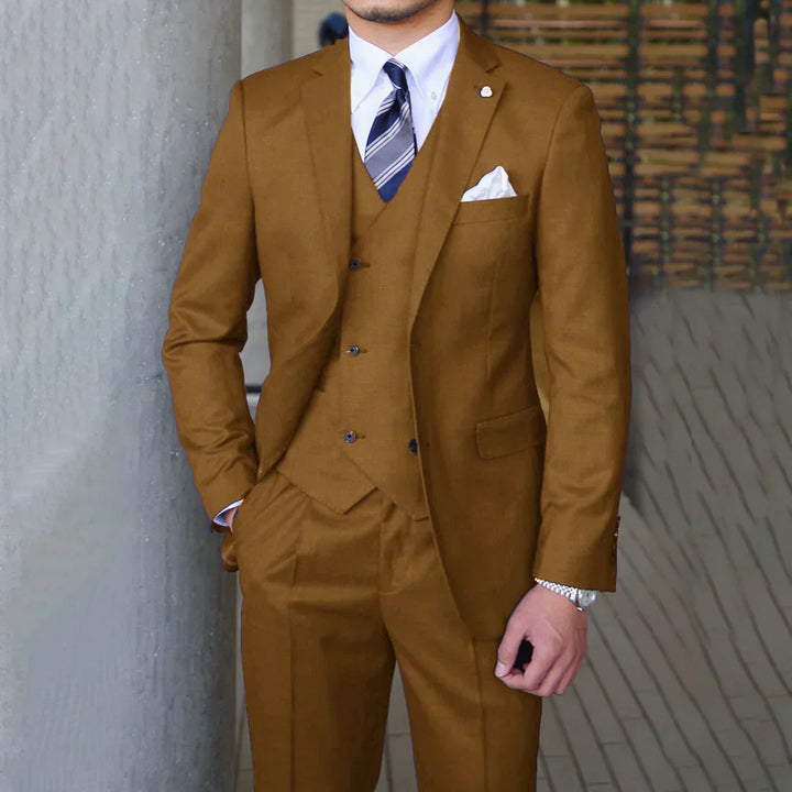 Fraser - 3-Piece Suit with Chest Pocket