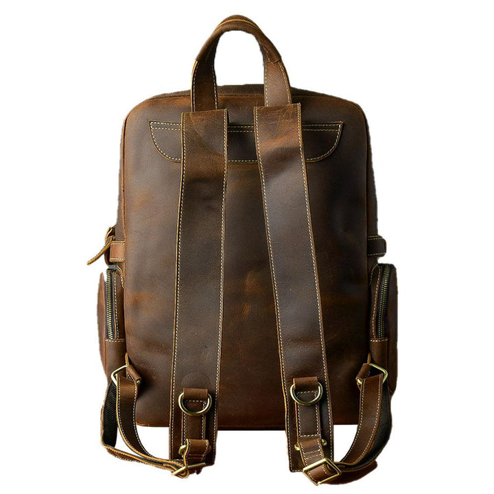 Maison - Brown Leather Backpacks