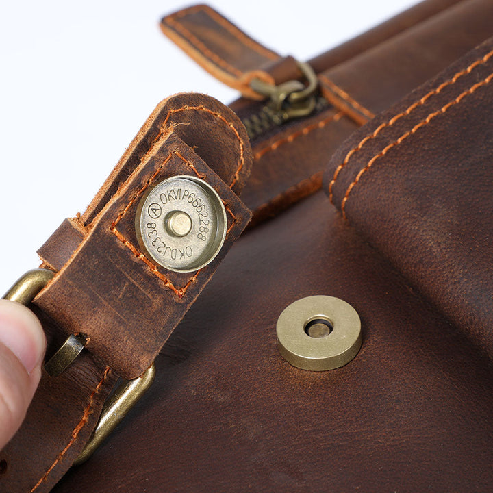 Marco - Leather Laptop Backpack