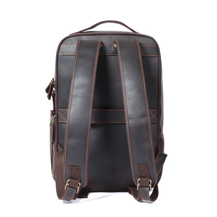 Manuel - Leather Laptop Backpack