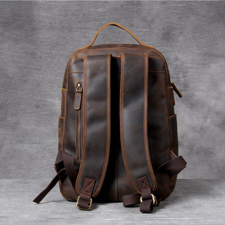 Lucien - Brown Leather Backpacks