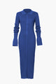 Women’s Long Sleeve Ribbed Dress | Maxi