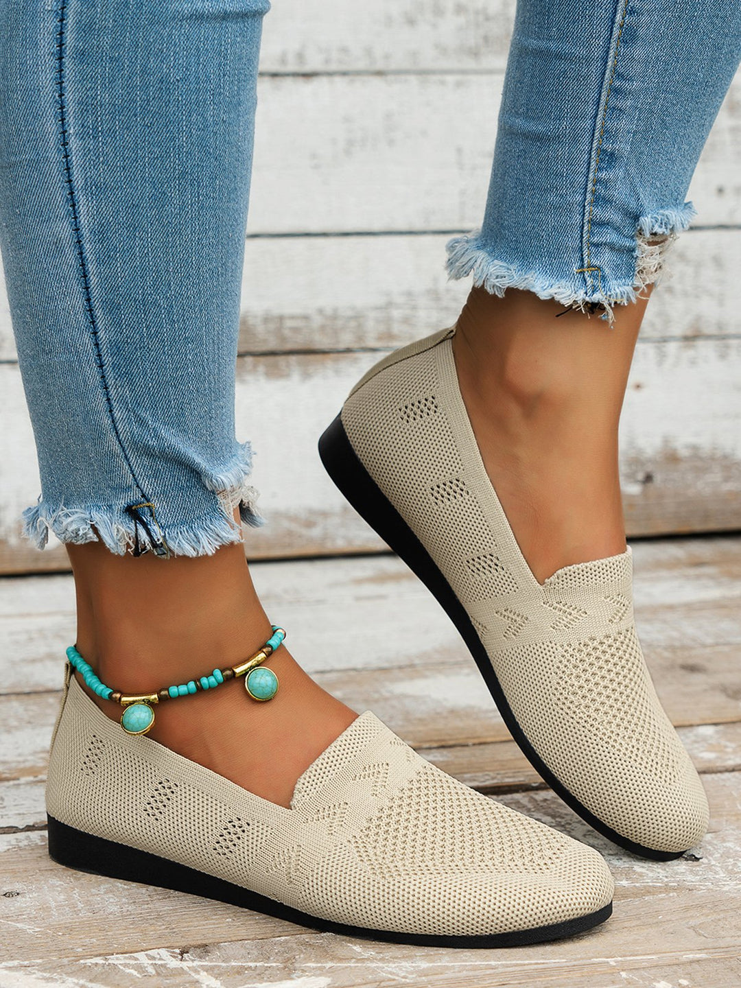 Women’s Orthopaedic Knit Slip-On Loafers | Lightweight