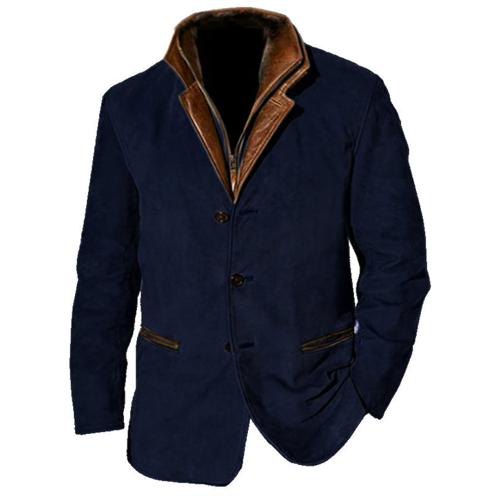 Hamza - Men's Classic Leather Jacket