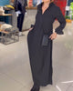 Women's Loose Dress with Slit | Maxi