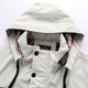 Men’s Mid-Length Windbreaker Jacket | Hooded