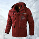 Men’s Mid-Length Windbreaker Jacket | Hooded