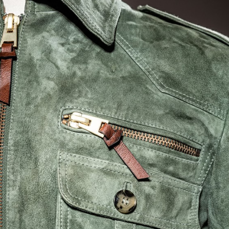 Connor - Men's Retro Lapel Zipper Jacket