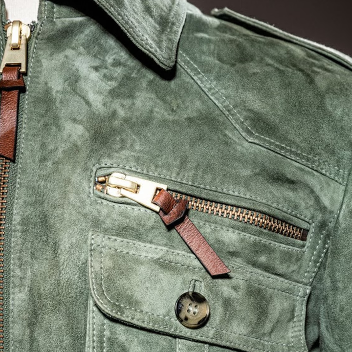 Connor - Men's Retro Lapel Zipper Jacket
