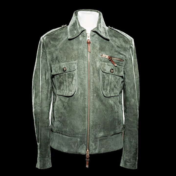 Connor - Men's Retro Lapel Zipper Jacket