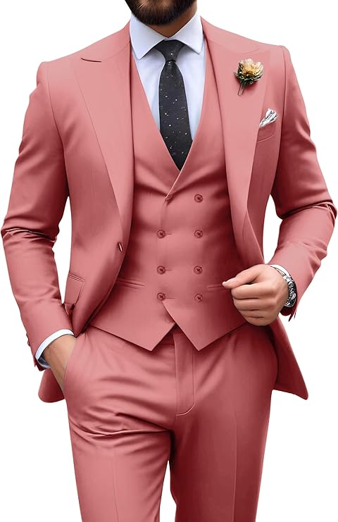 Men’s 3-Piece Slim Fit Suit | Formal Wedding