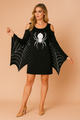 Women’s Halloween Costume Dress | Spider & Web Print