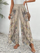 Women’s Wide Leg Trousers | Elastic Waist