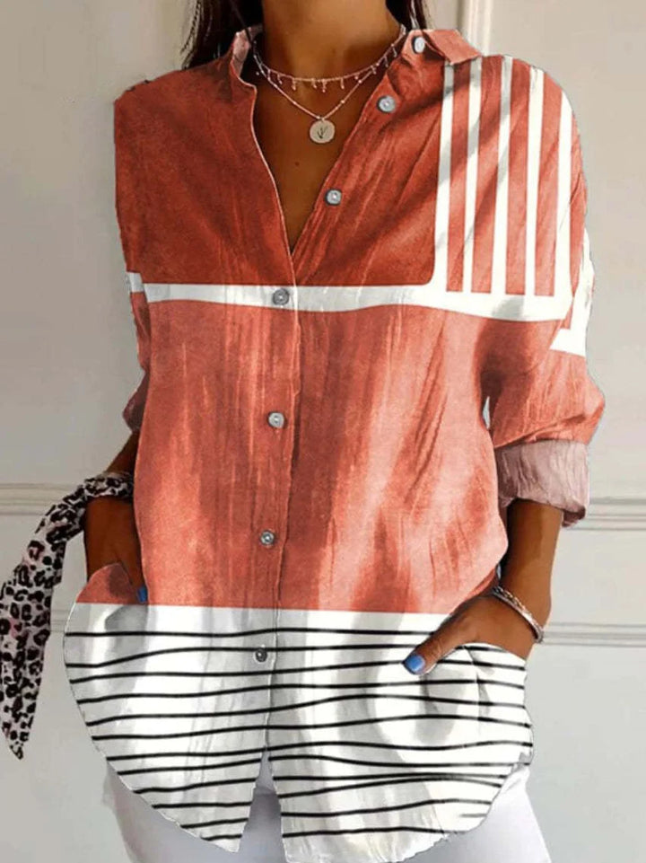 Women’s Printed Shirt | Button Up