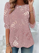 Women’s Long Sleeve Printed Blouse | Casual Fit