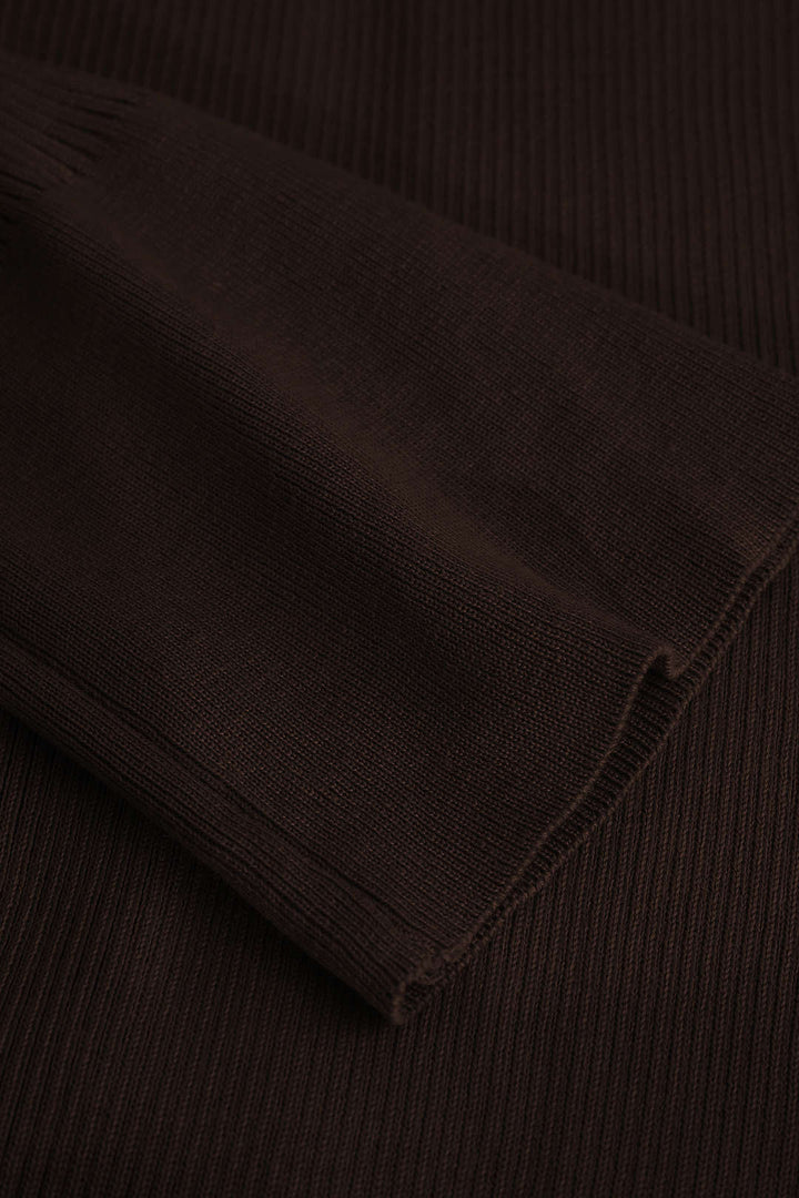 Women’s Long Sleeve Ribbed Dress | Maxi
