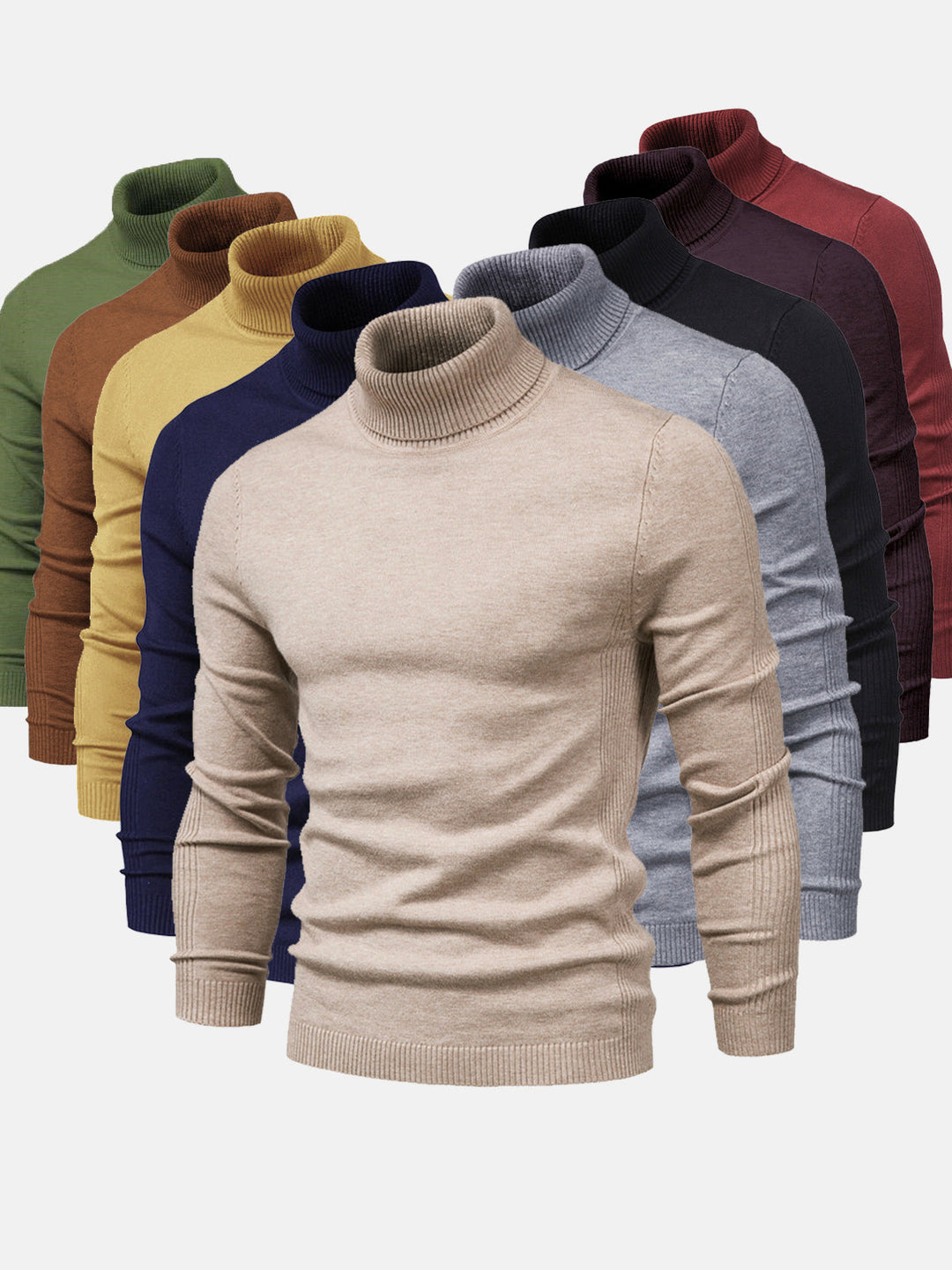 Men’s Turtleneck Sweater | Slim Fit