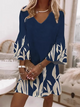 Women's V-Neck Casual Dress | Mini
