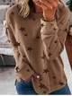Women’s Star Print Sweatshirt | Casual Style