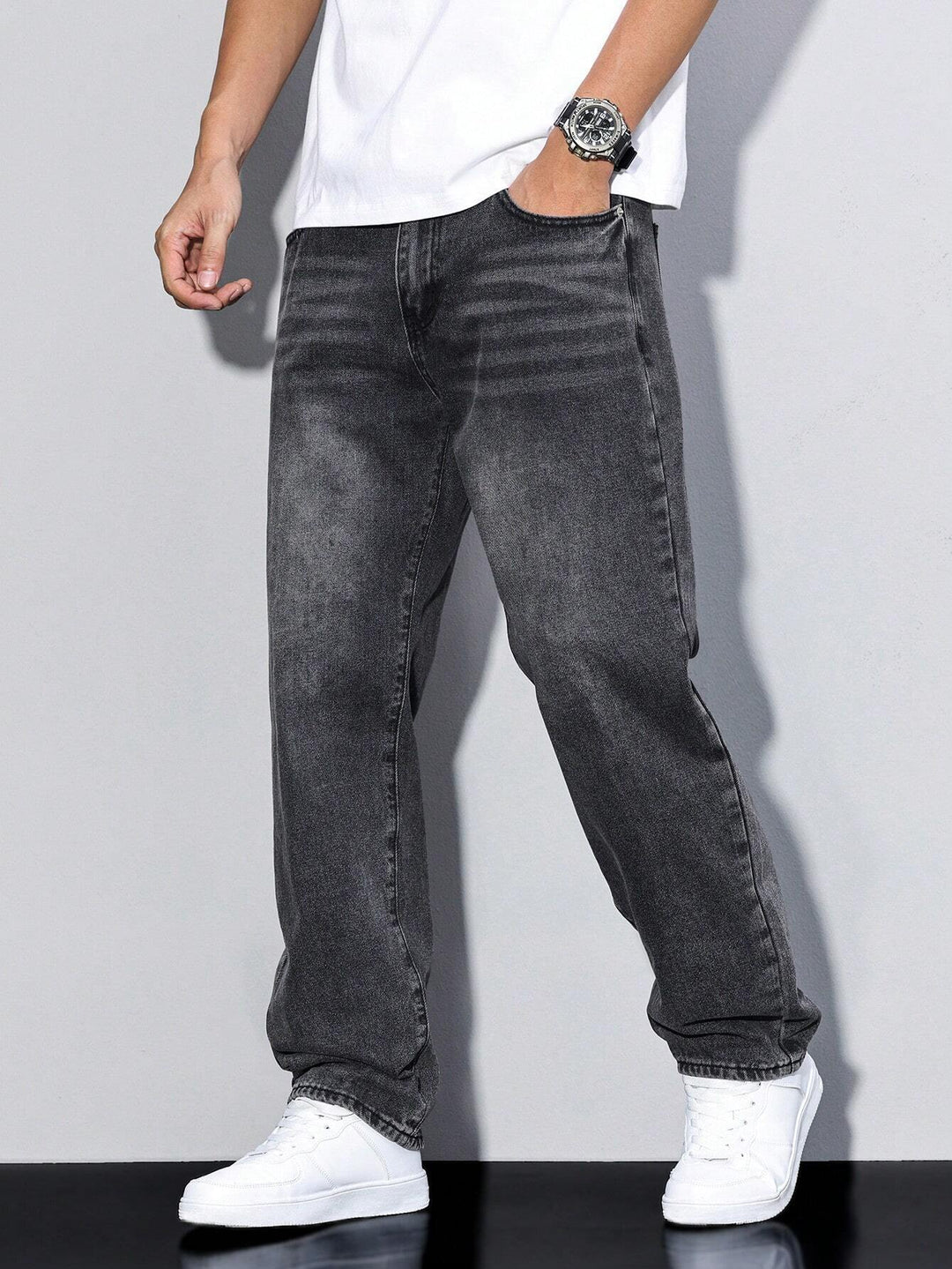 Men’s Straight Jeans | Washed