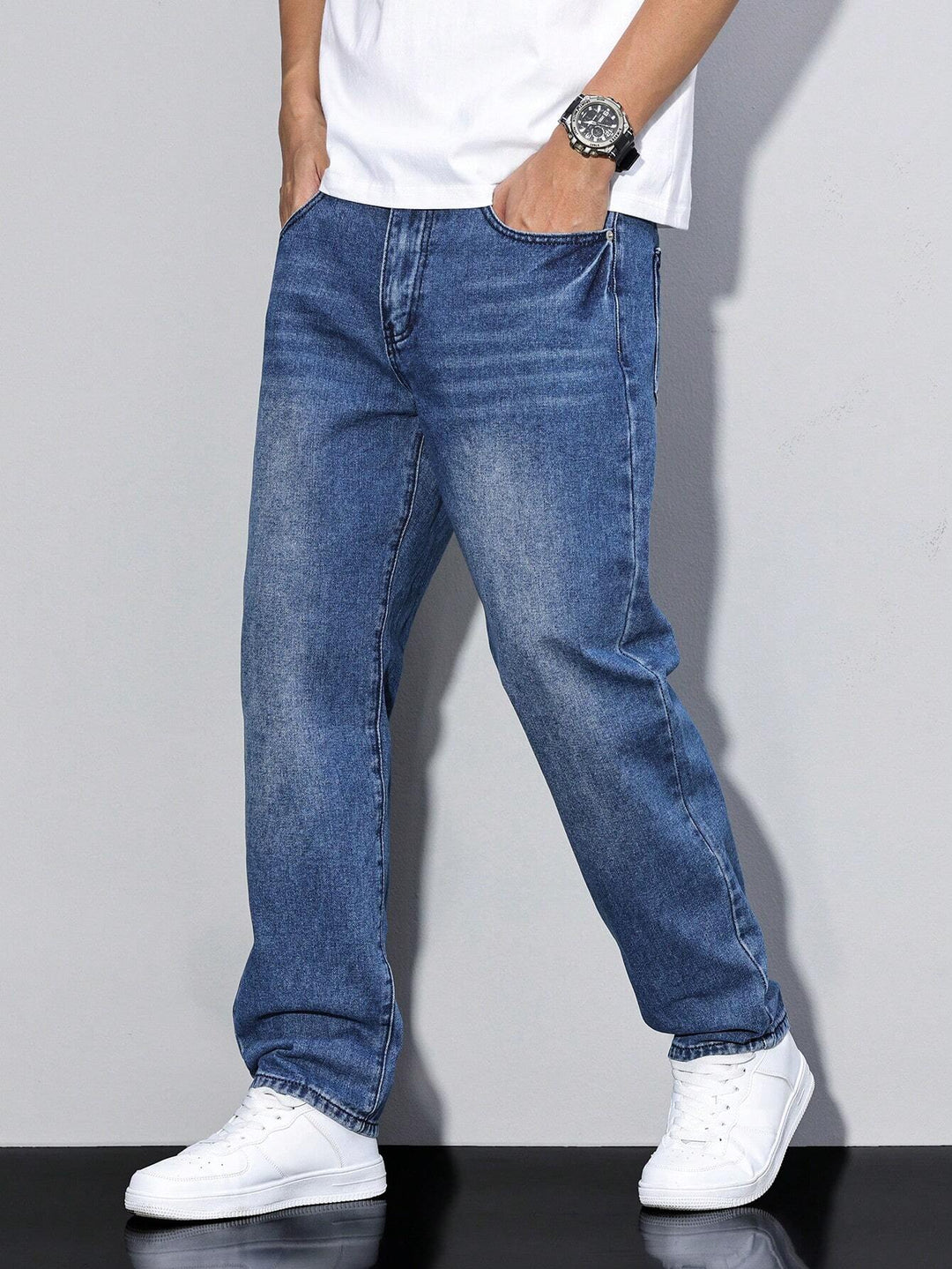 Men’s Straight Jeans | Washed
