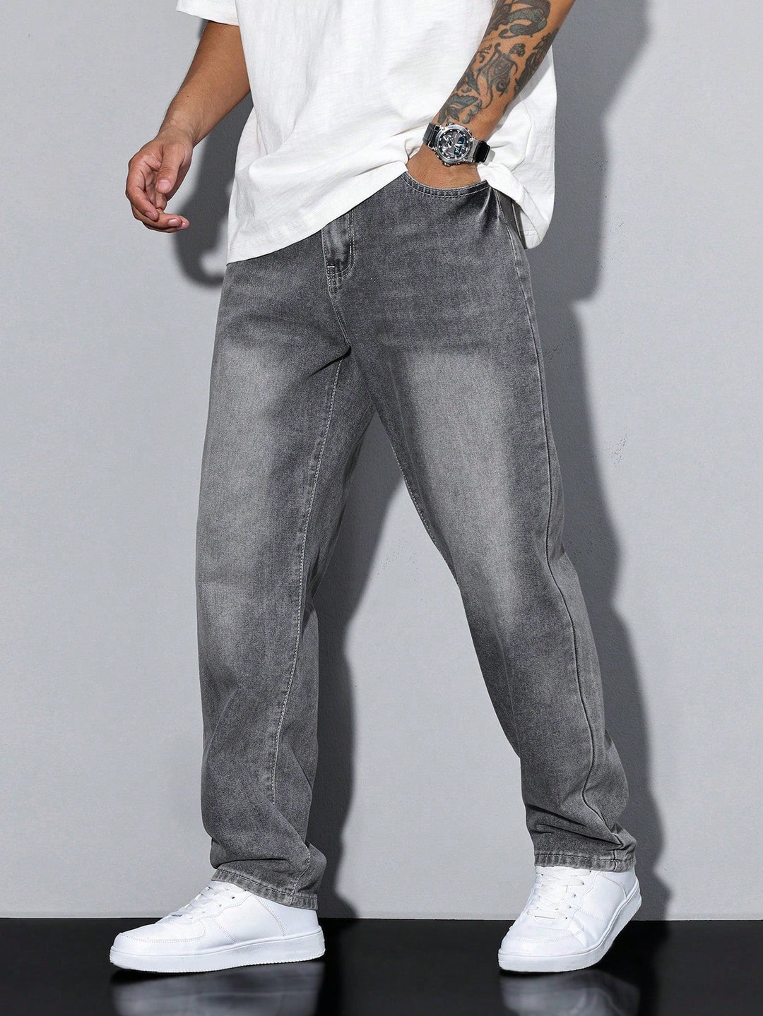 Men’s Straight Jeans | Washed
