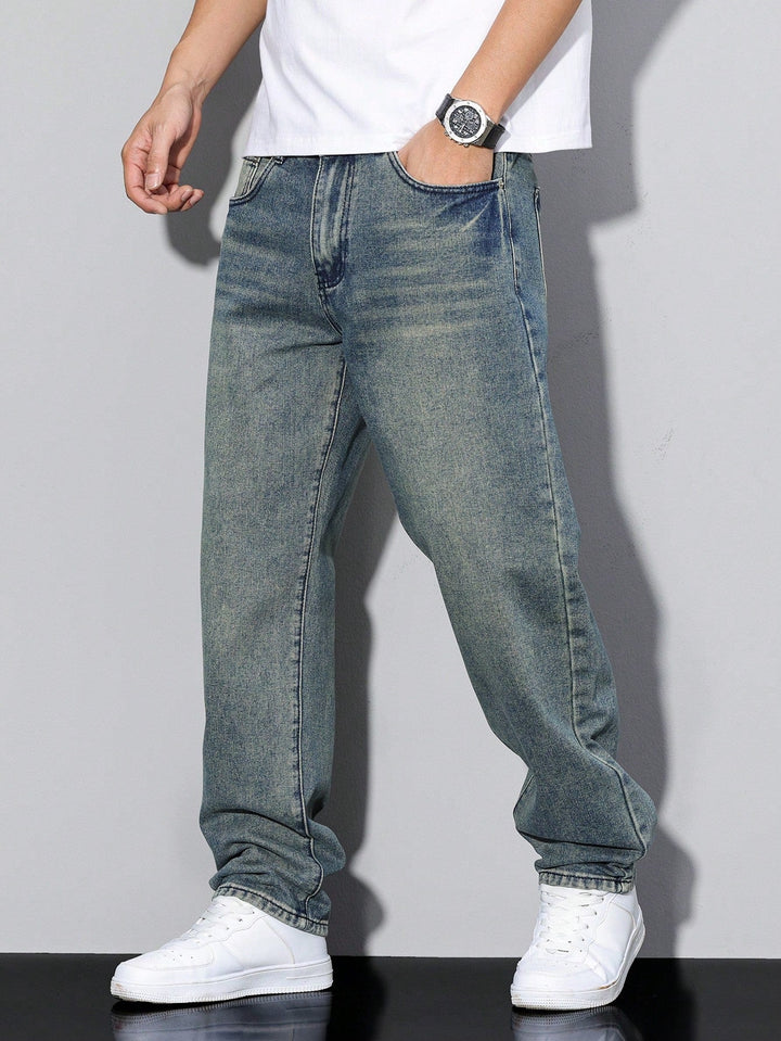 Men’s Straight Jeans | Washed