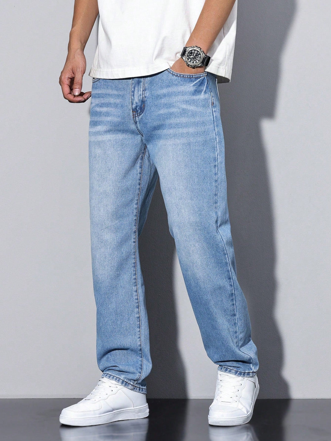 Men’s Straight Jeans | Washed