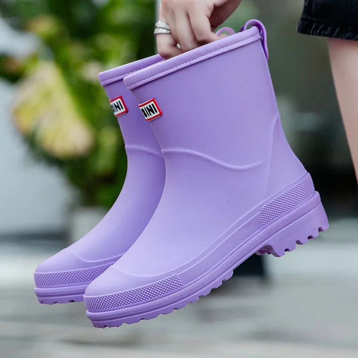 Women’s Mid-Calf Rain Boots | Slip-On