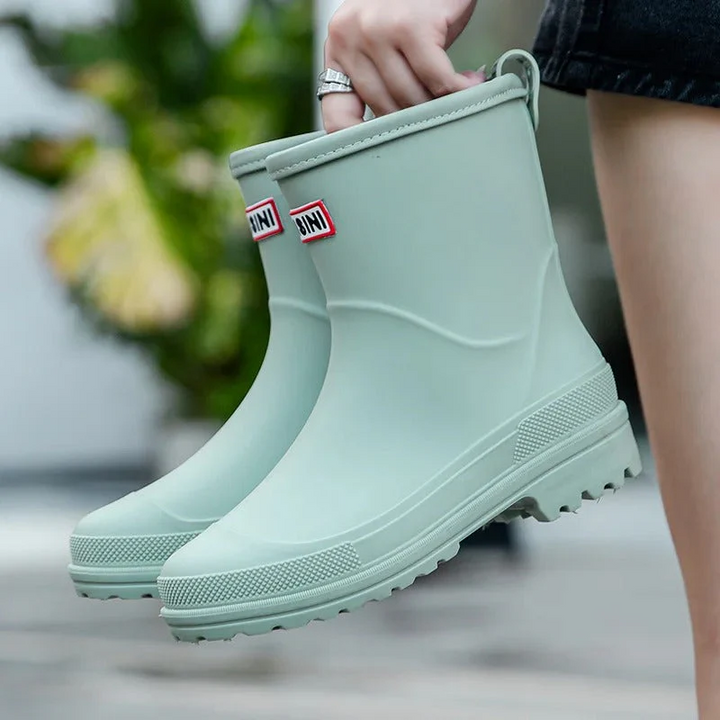 Women’s Mid-Calf Rain Boots | Slip-On