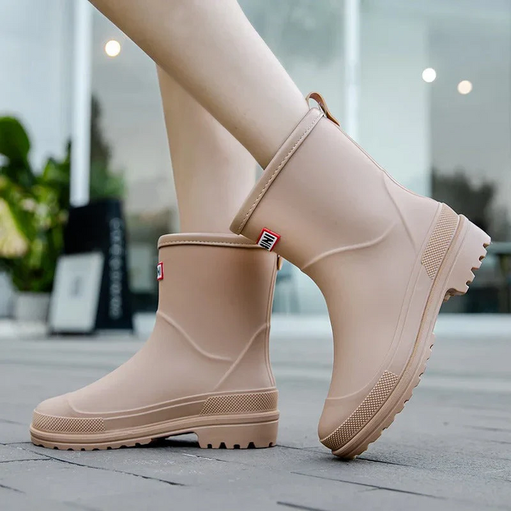 Women’s Mid-Calf Rain Boots | Slip-On