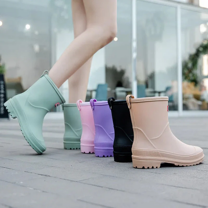 Women’s Mid-Calf Rain Boots | Slip-On