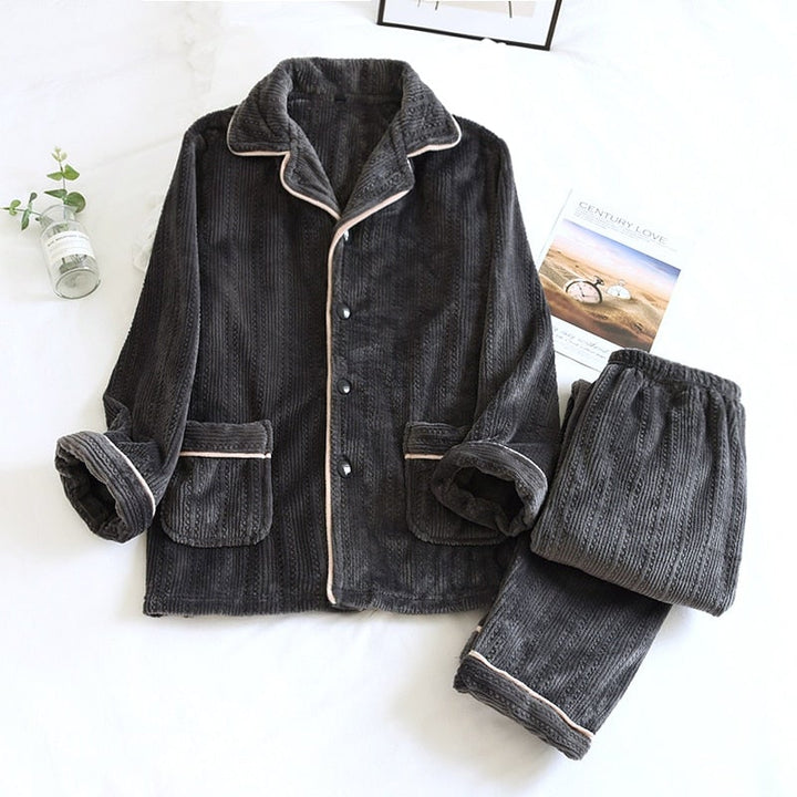 Women’s Pajama Set | Button-Up Winter Sleepwear