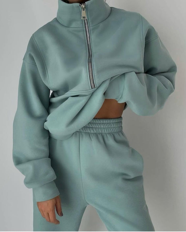 Women’s Half Zip Tracksuit | Two Piece