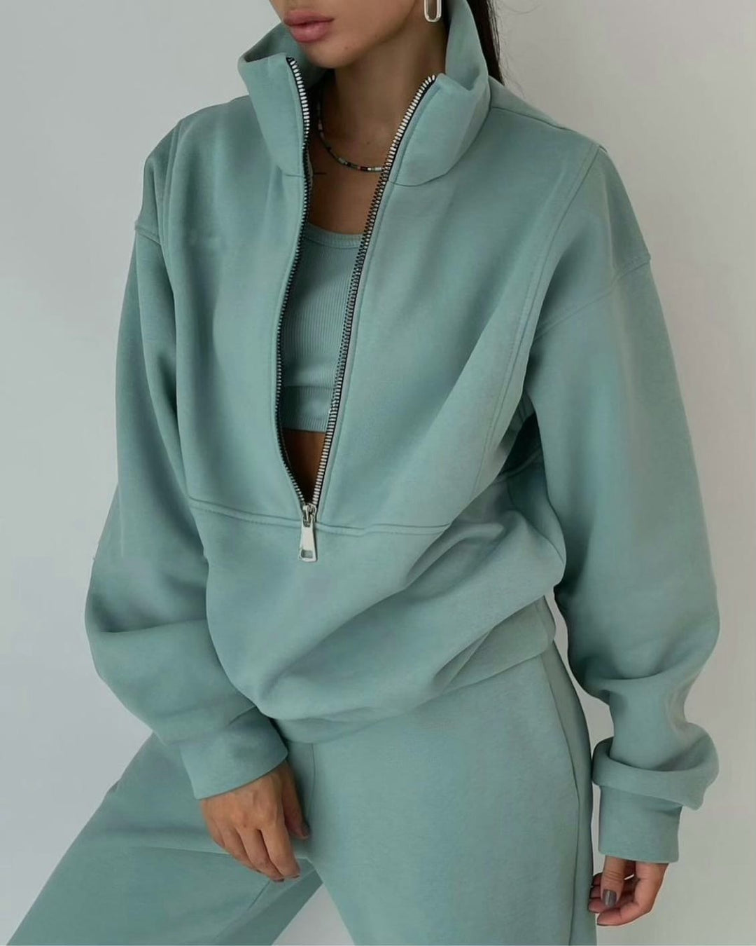 Women’s Half Zip Tracksuit | Two Piece