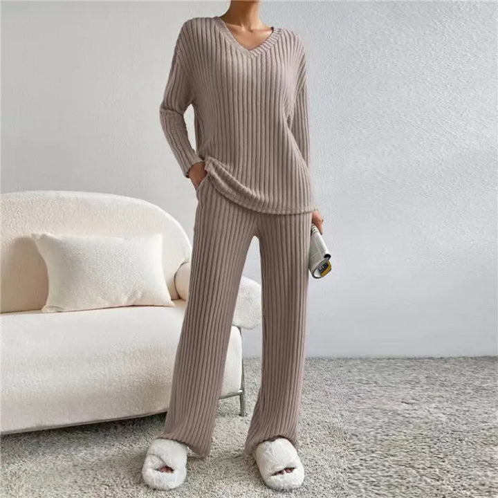 Women’s Ribbed Lounge Set | Relaxed Fit