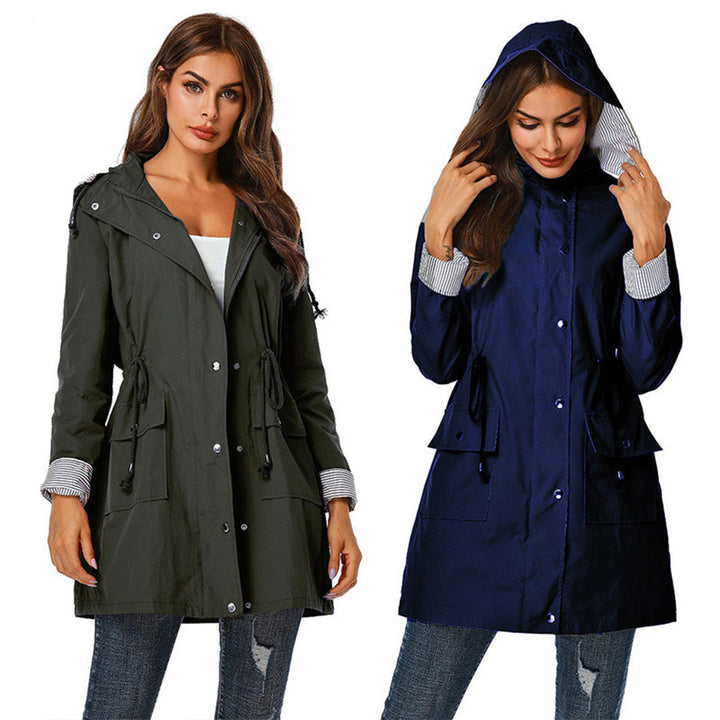 Women’s Adjustable Raincoat | Hooded