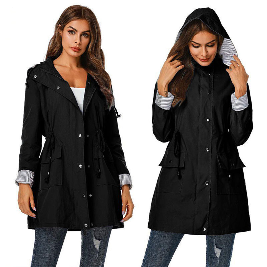 Women’s Adjustable Raincoat | Hooded