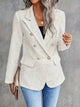 Women’s Buttoned Long Sleeve Blazer | Structured