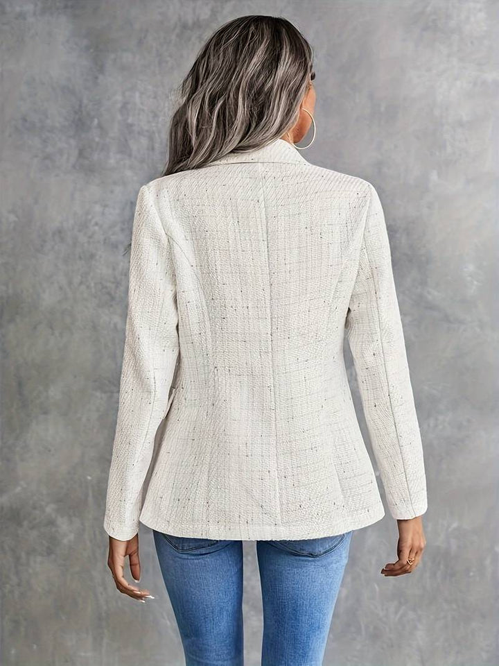 Women’s Buttoned Long Sleeve Blazer | Structured
