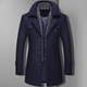 Men’s Double Breasted Winter Coat | Slim Fit