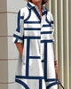 Women’s Graphic Shirt Dress | Button-Up