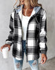 Women’s Plaid Hooded Jacket | Casual